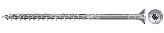 vrut se zápustnou hlavou 6 x 160 mm, TX30, bílý zinek, 100ks, FPF II CTP, FISCHER, částečný závit